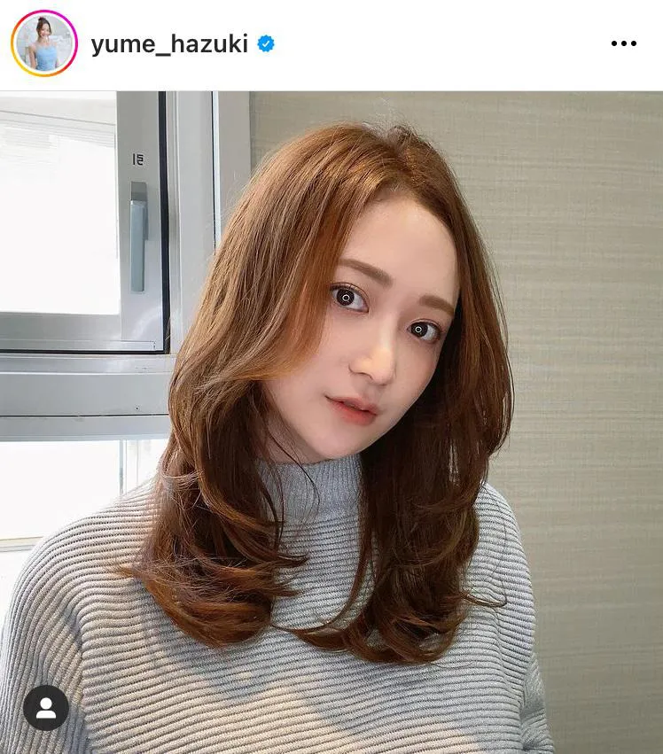 ヘアー・ブリーチをした、葉月ゆめ