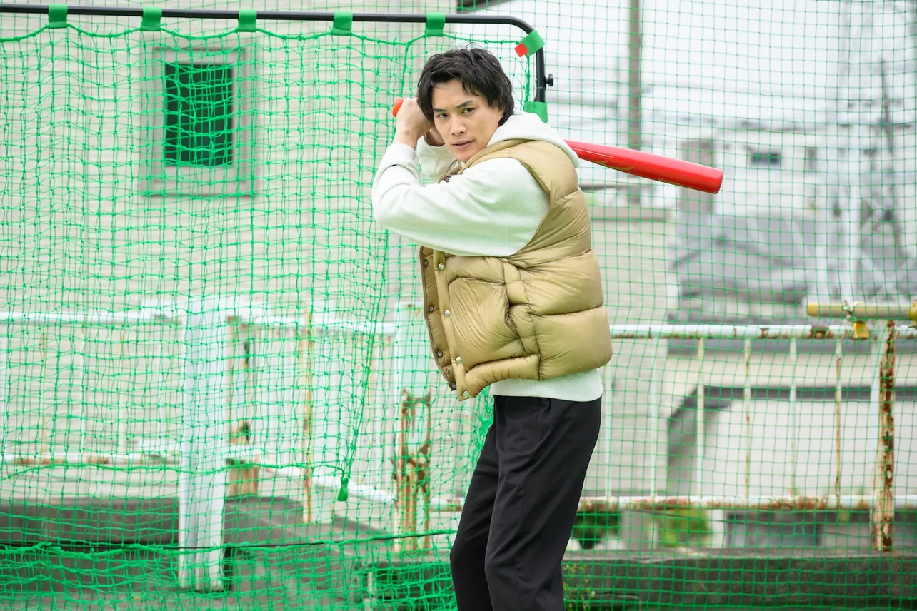 プロ野球選手として復活することを諦めていない大翔はバッティング練習も怠らない