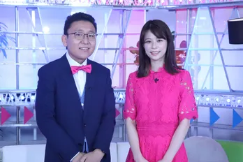 鈴木唯、新人アナウンサー・上垣皓太朗は「軽部さんと一緒にいるみたいな安心感がある」<Lady go>