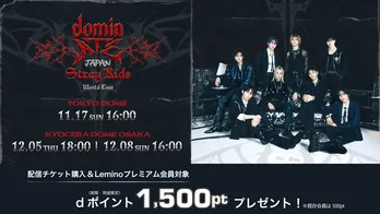 Stray Kidsのワールドツアー日本公演「Stray Kids World Tour<dominATE JAPAN>」3公演をLeminoで生配信決定