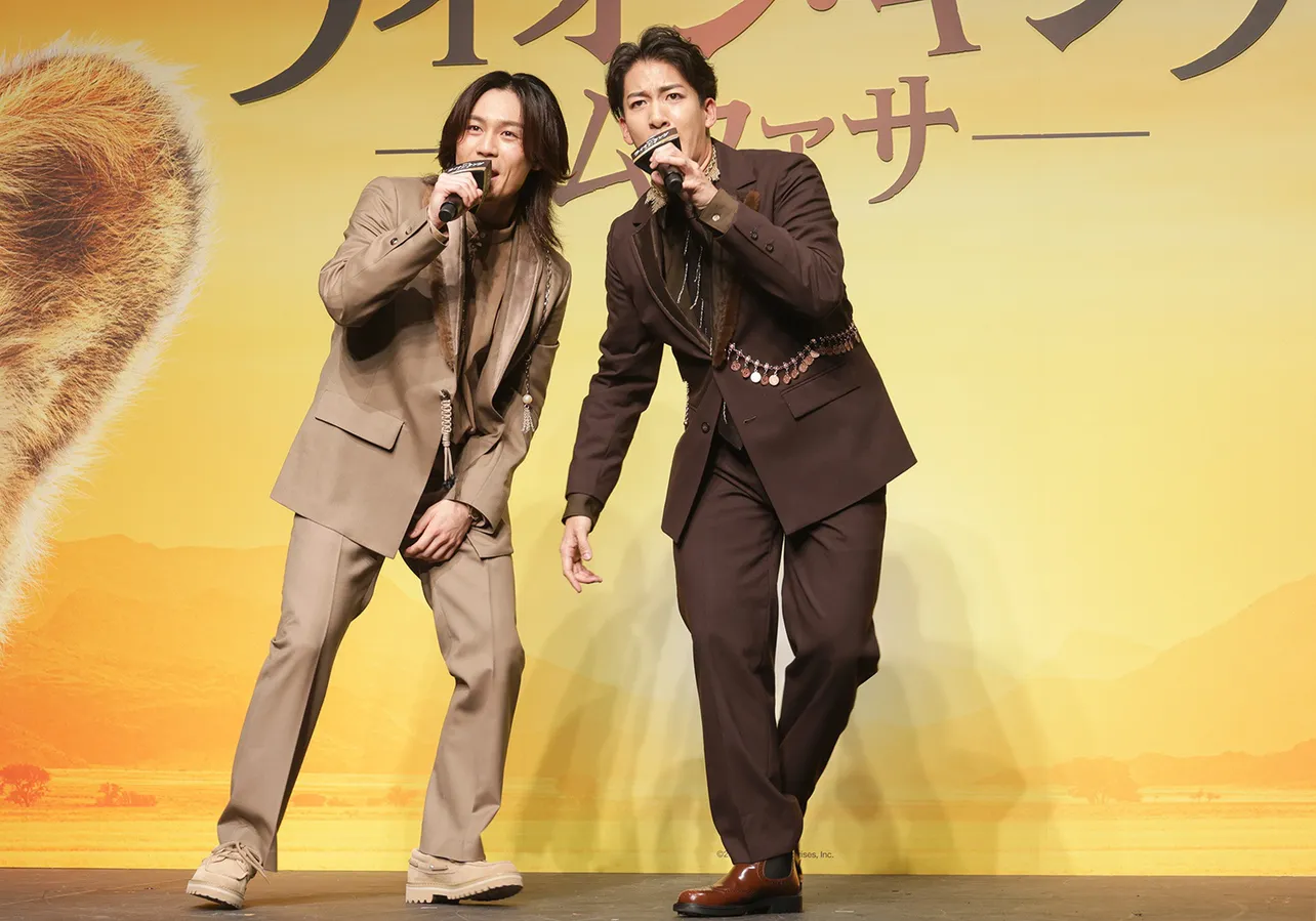 【写真】息ピッタリ！本当の兄弟のよう…仲良く初歌唱する松田元太と尾上右近