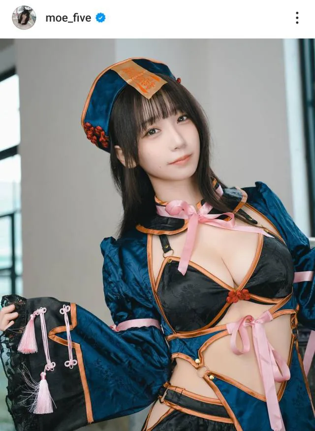 【写真】豊満Hカップあらわ…伊織もえ、布面積小さめのキョンシーコスプレ