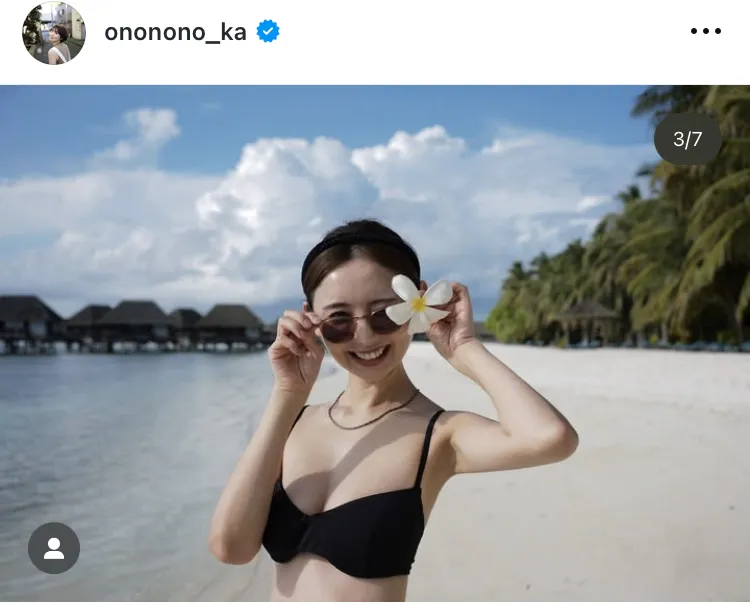 ※おのののか公式Instagram(ononono_ka)のスクリーンショット