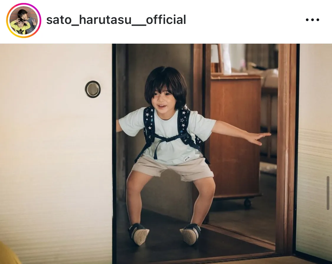 ※画像は佐藤大空公式Instagram(sato_harutasu__official)のスクリーンショット