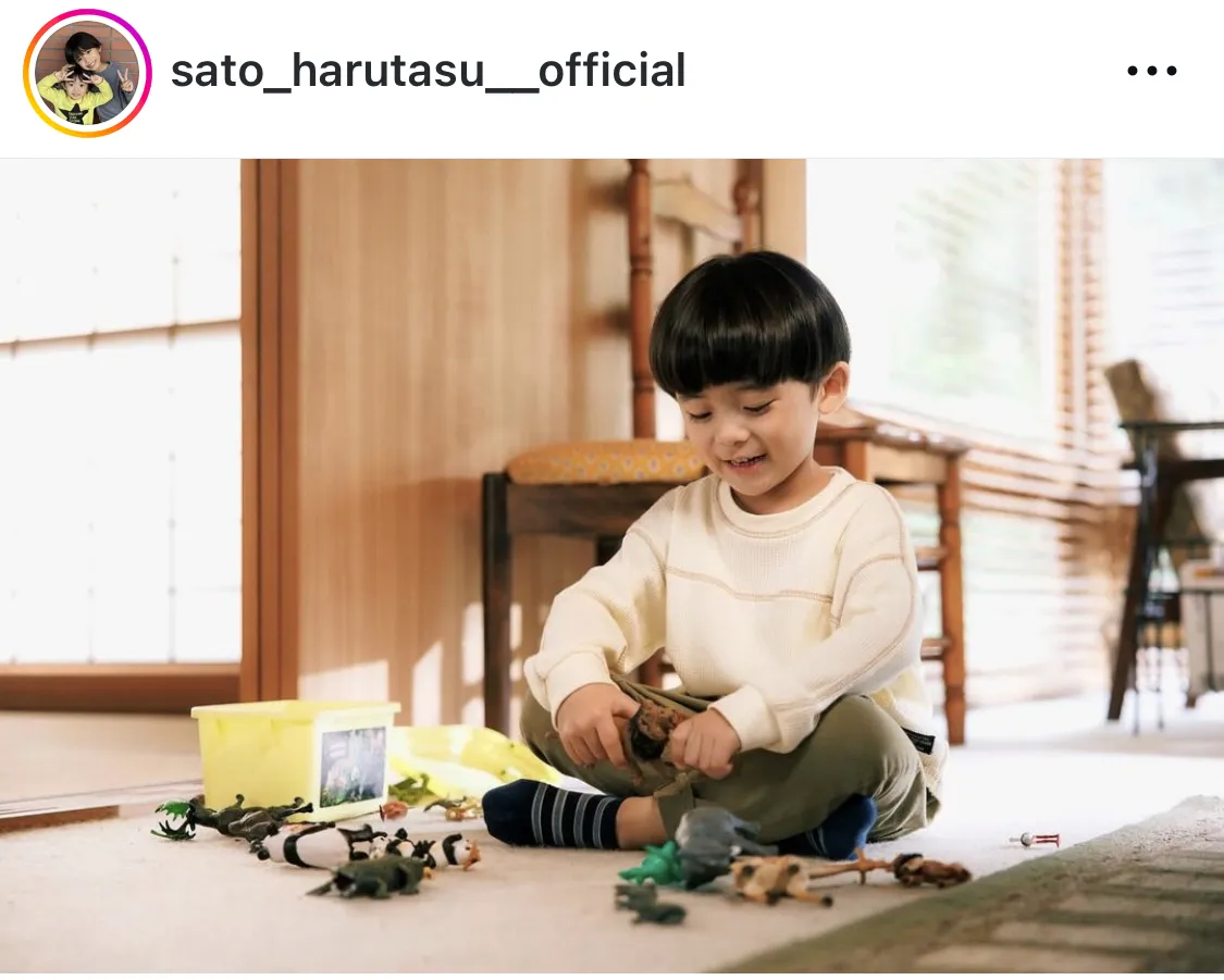 ※画像は佐藤大空公式Instagram(sato_harutasu__official)のスクリーンショット