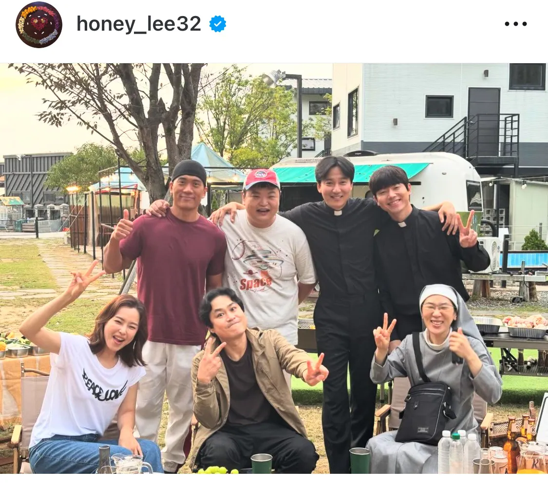 ※画像はイ・ハニ公式Instagram(honey_lee32)のスクリーンショット