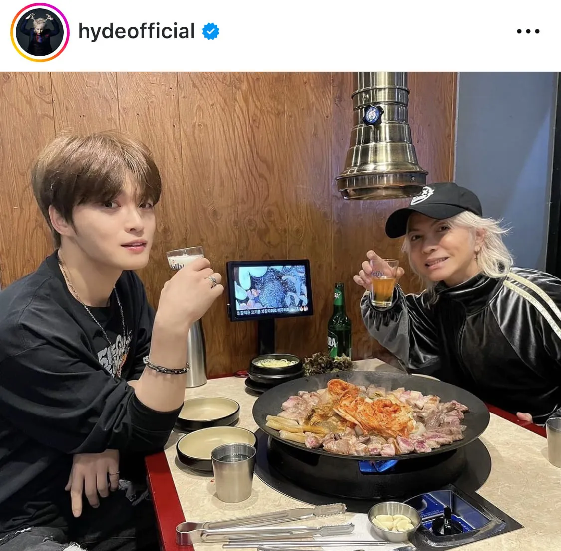 ※画像はHYDE公式Instagram(hydeofficial)のスクリーンショット