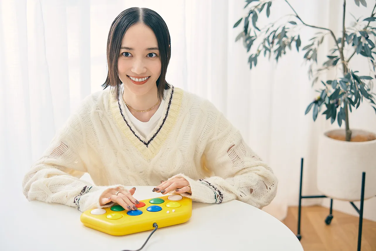 音楽ゲーム用コントローラーを叩くのっち