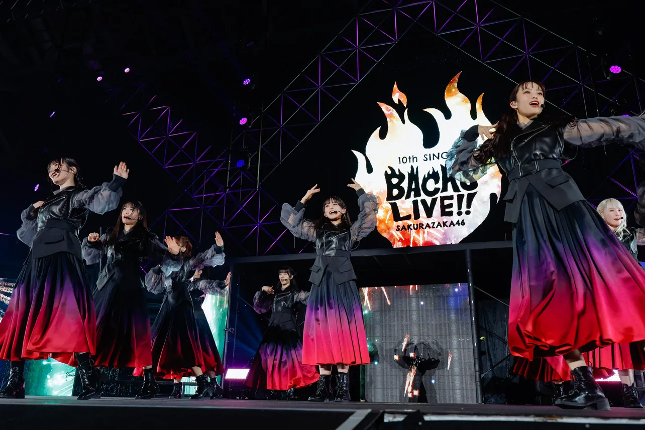 櫻坂46“BACKSメンバー”が単独ライブ「10th Single BACKS LIVE!!」を開催