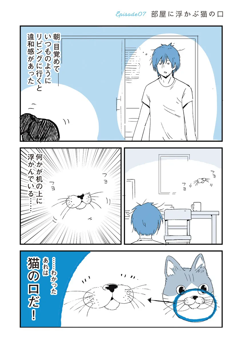 『部屋に浮かぶ猫の口』(1／4)