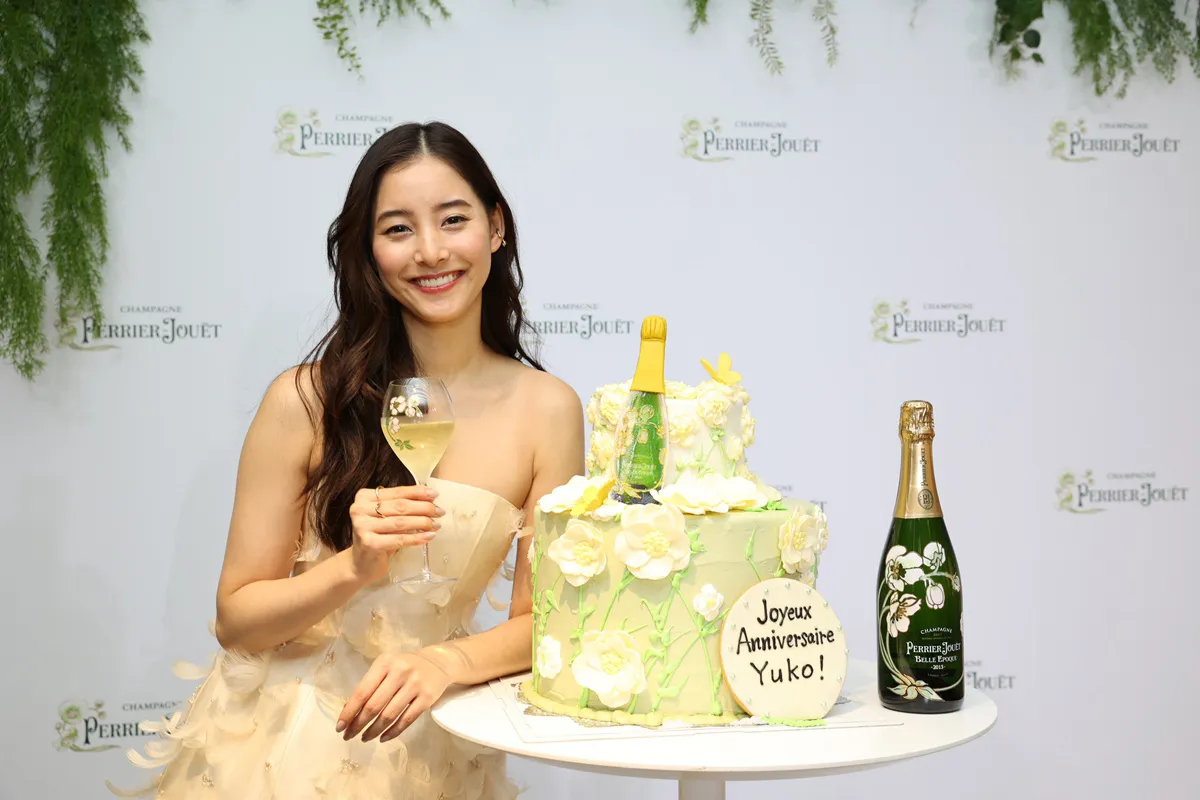 新木優子が「ペリエ ジュエ」POP-UPイベント開催を記念した先行お披露目イベントに出席した