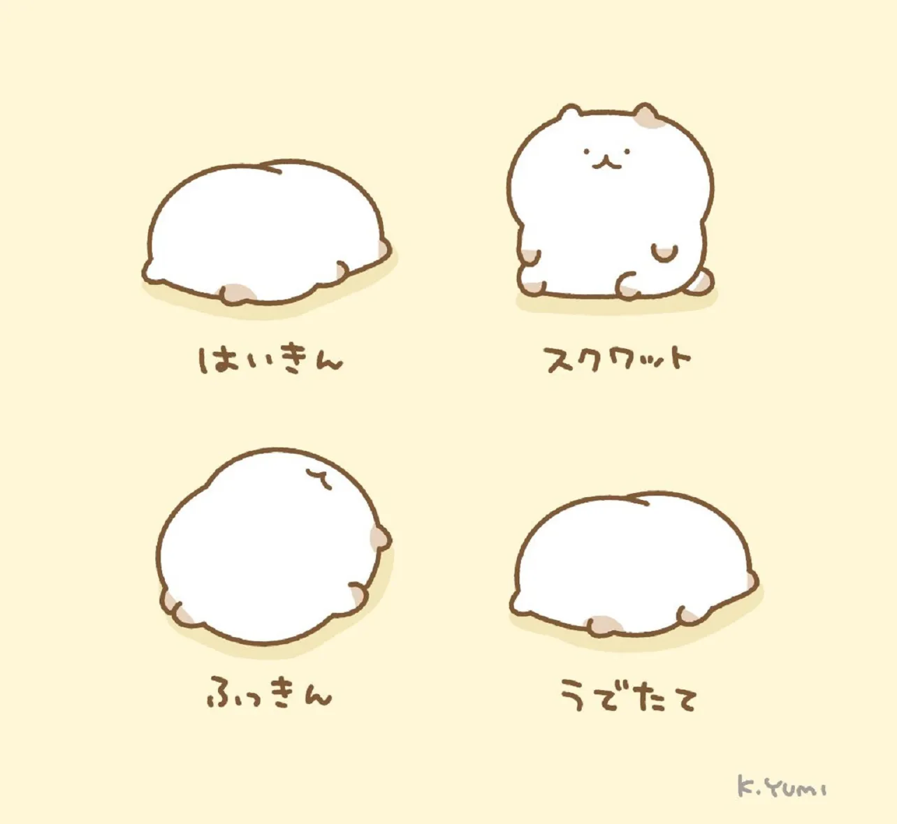 ねこがんばらない筋トレ