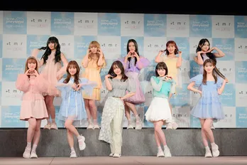 ME:I、ブランド発表会初登場　リーダー・MOMONA「同じ年にデビューなので、運命というか縁みたいなものを感じます」