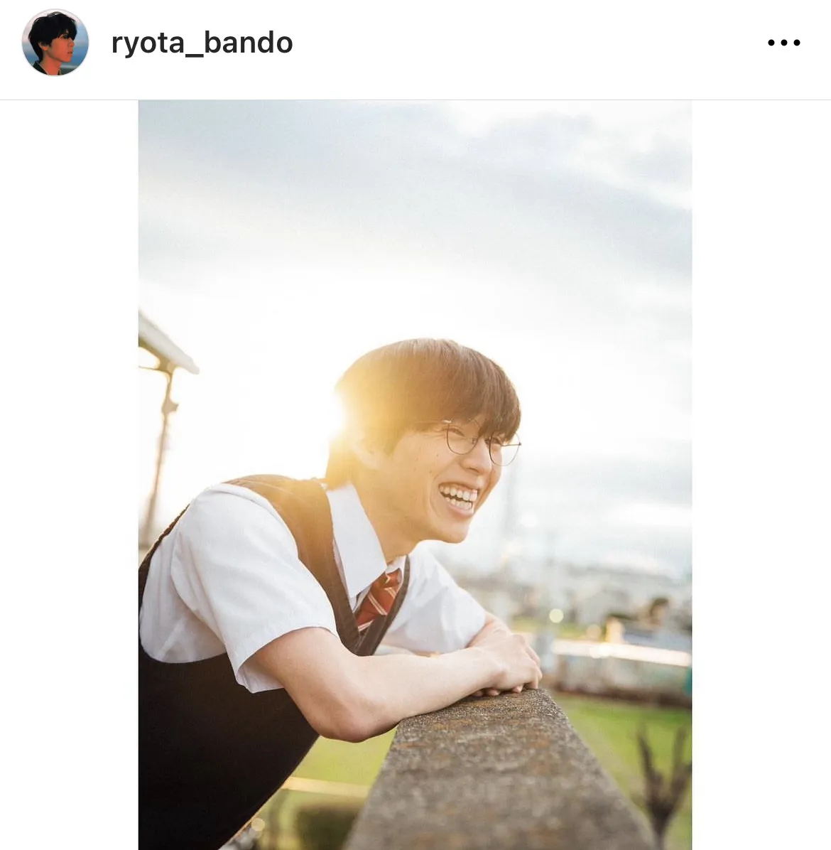 ※坂東龍汰Instagram(ryota_bando)より