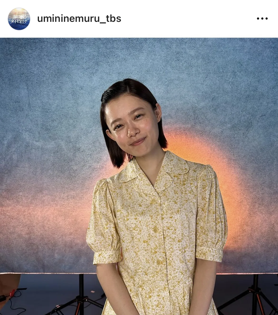 「海に眠るダイヤモンド」公式Instagramより