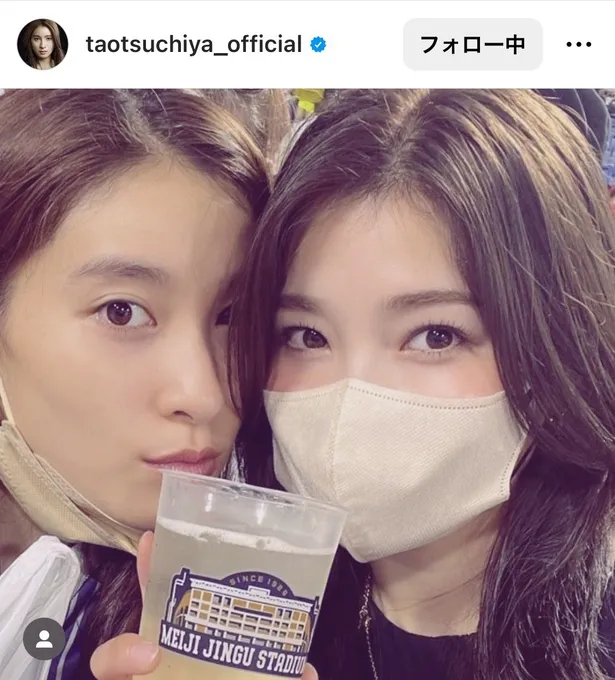 ※土屋太鳳公式Instagram(taotsuchiya_official)より