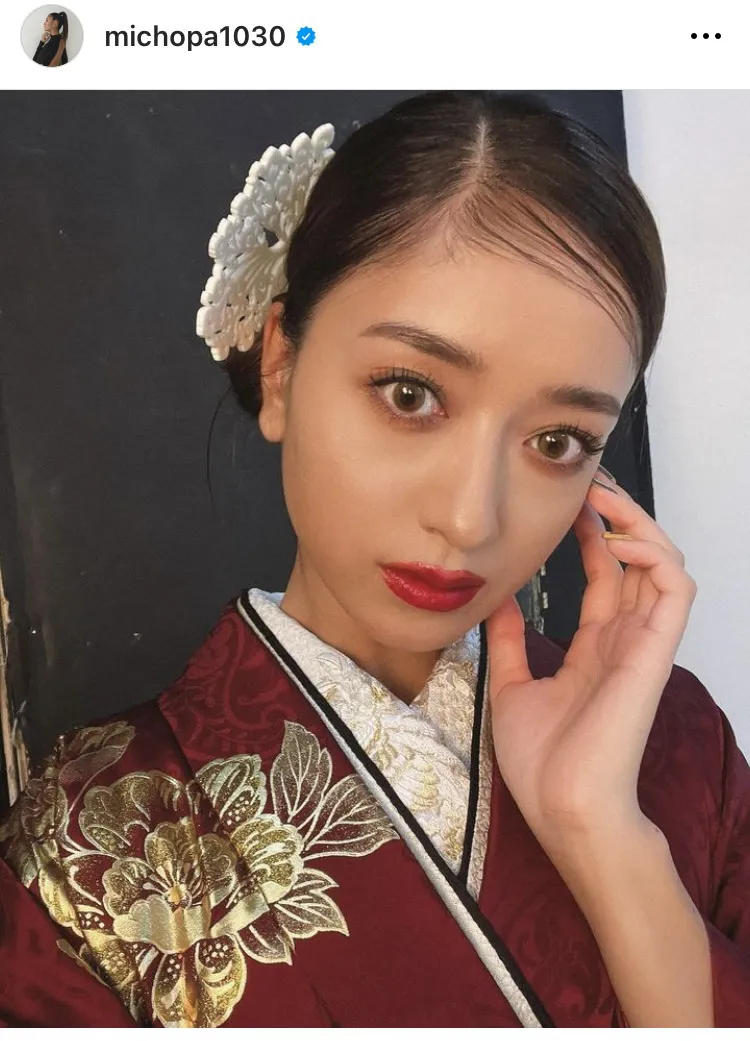 ※池田美優オフィシャルInstagram(michopa1030)より