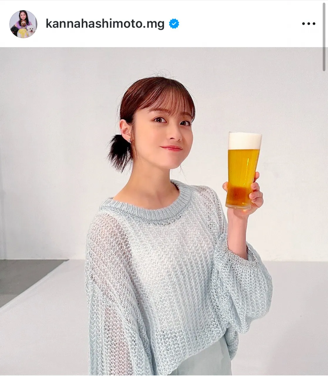 ※橋本環奈マネジャー公式Instagram(kannahashimoto.mg)より