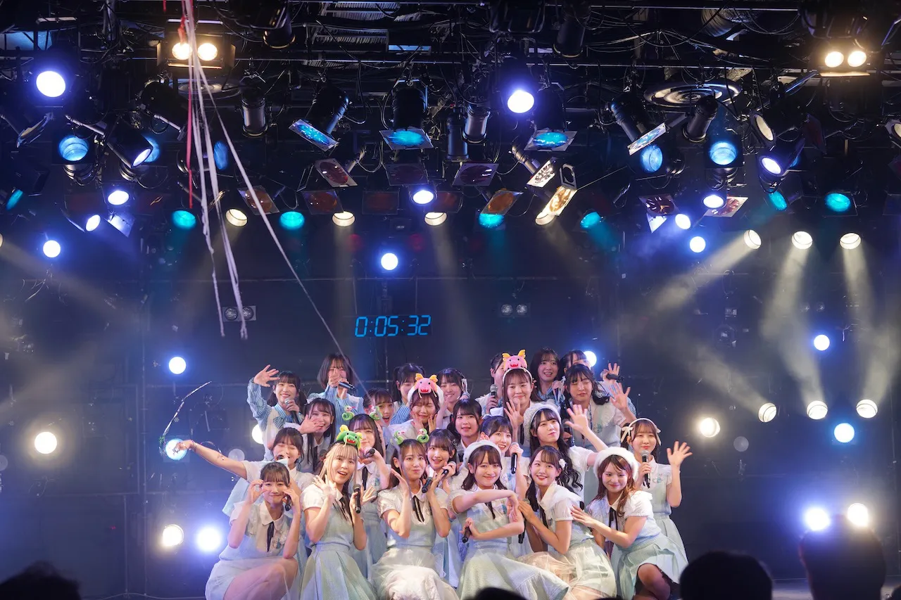 STU48が広島クラブクアトロでカウントダウンライブを行った