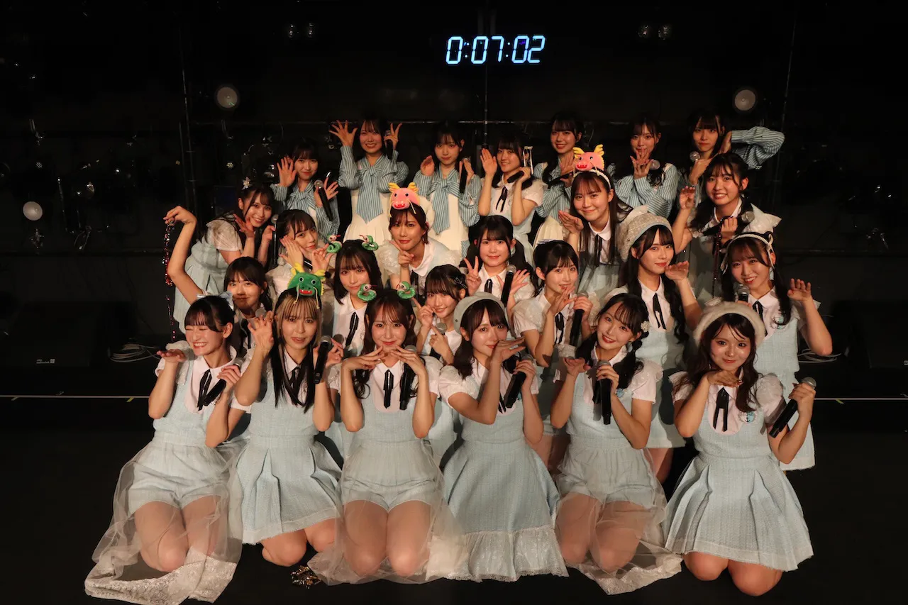 STU48が広島クラブクアトロでカウントダウンライブを行った