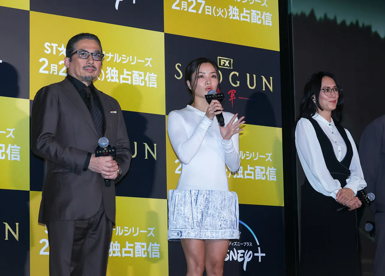 【写真】スタイルも抜群！主演女優賞にノミネートのアンナ・サワイ(中央)