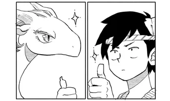 叔父が経営する銭湯を救う男の子とドラゴン　全力でお風呂を沸かす姿に「2人の連携プレイ最高」の声【作者インタビュー】