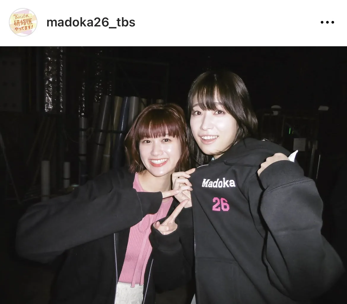 ※画像は「まどか26歳、研修医やってます！」公式Instagram(madoka26_tbs/)より