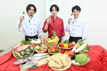 Snow Man宮舘涼太と磯村勇斗が芋掘り&オリジナル料理 作った料理は深澤辰哉に“お届け”<それスノ×黄金のワンスプーン合体SP>