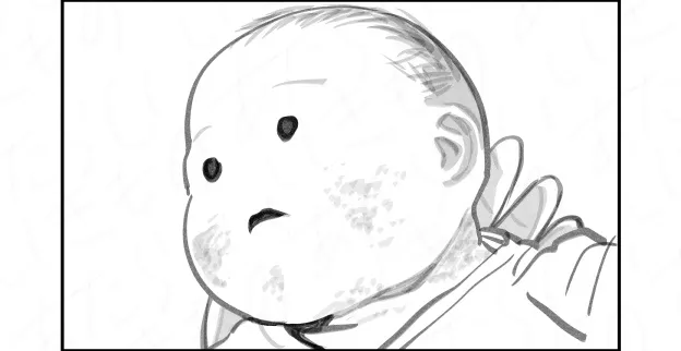 『最寄りの小児科 一ヶ月児』より