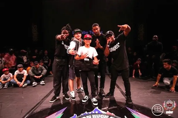 ジュニアサイドでLil Baby Twiggz aka Mini Automatixが優勝