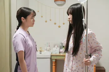 <明日のおむすび>橋本環奈“結”、勝手に退院しようとする桧山ありす“麻利絵”を説得する