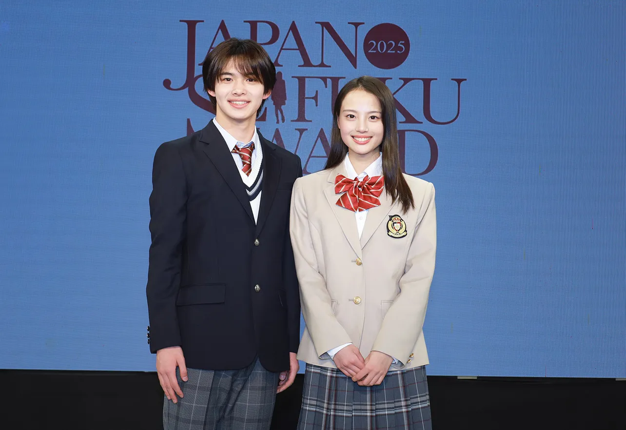 今井暖大さん、三浦舞華さん