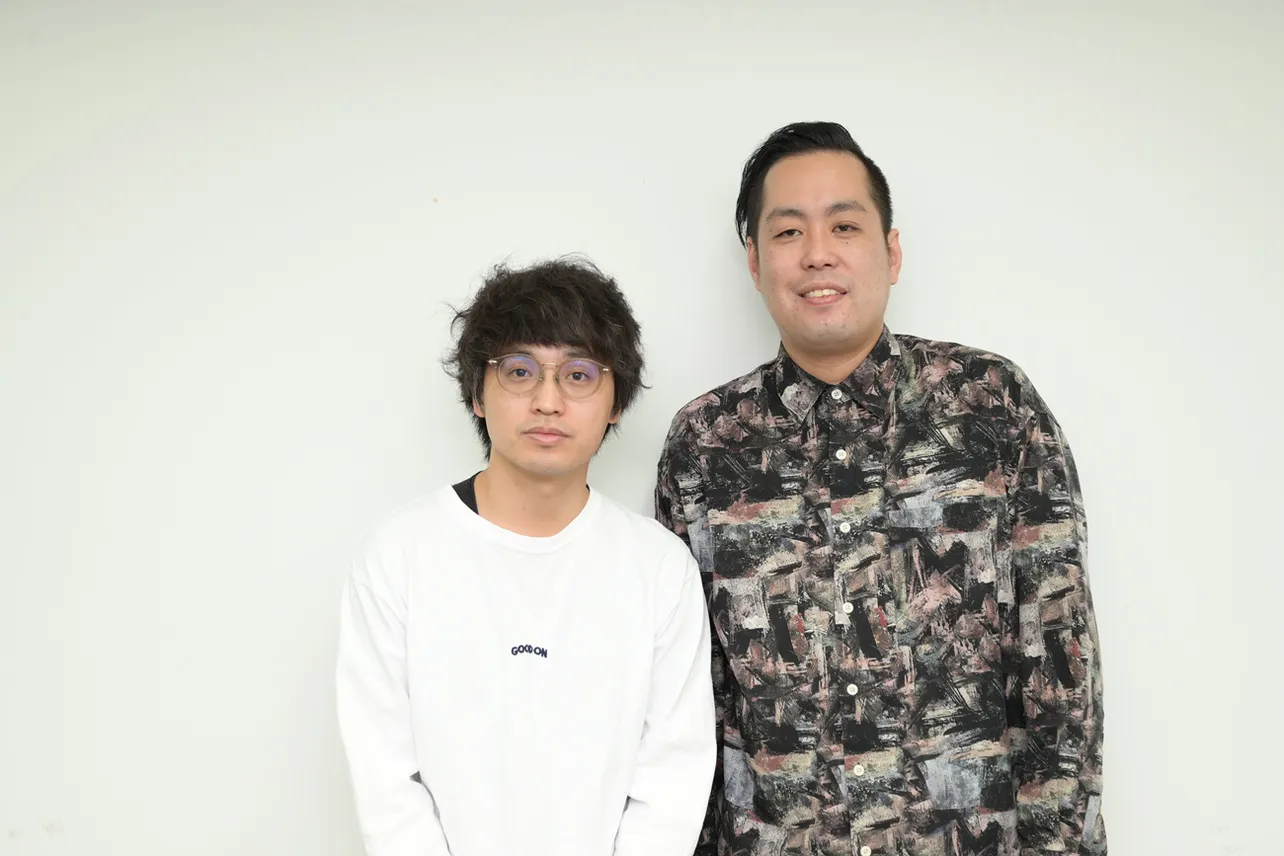 お笑いコンビ・エバース(佐々木隆史、町田和樹)