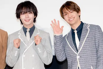なにわ男子・大西流星&藤原丈一郎、お互いのギャップを明かす「かわいいギャップですね」<劇場版 忍たま乱太郎>