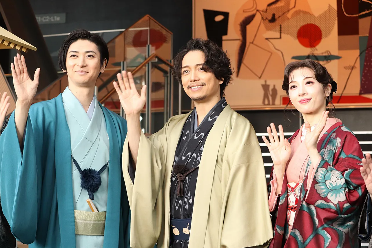 ミュージカル「昭和元禄落語心中」囲み取材より