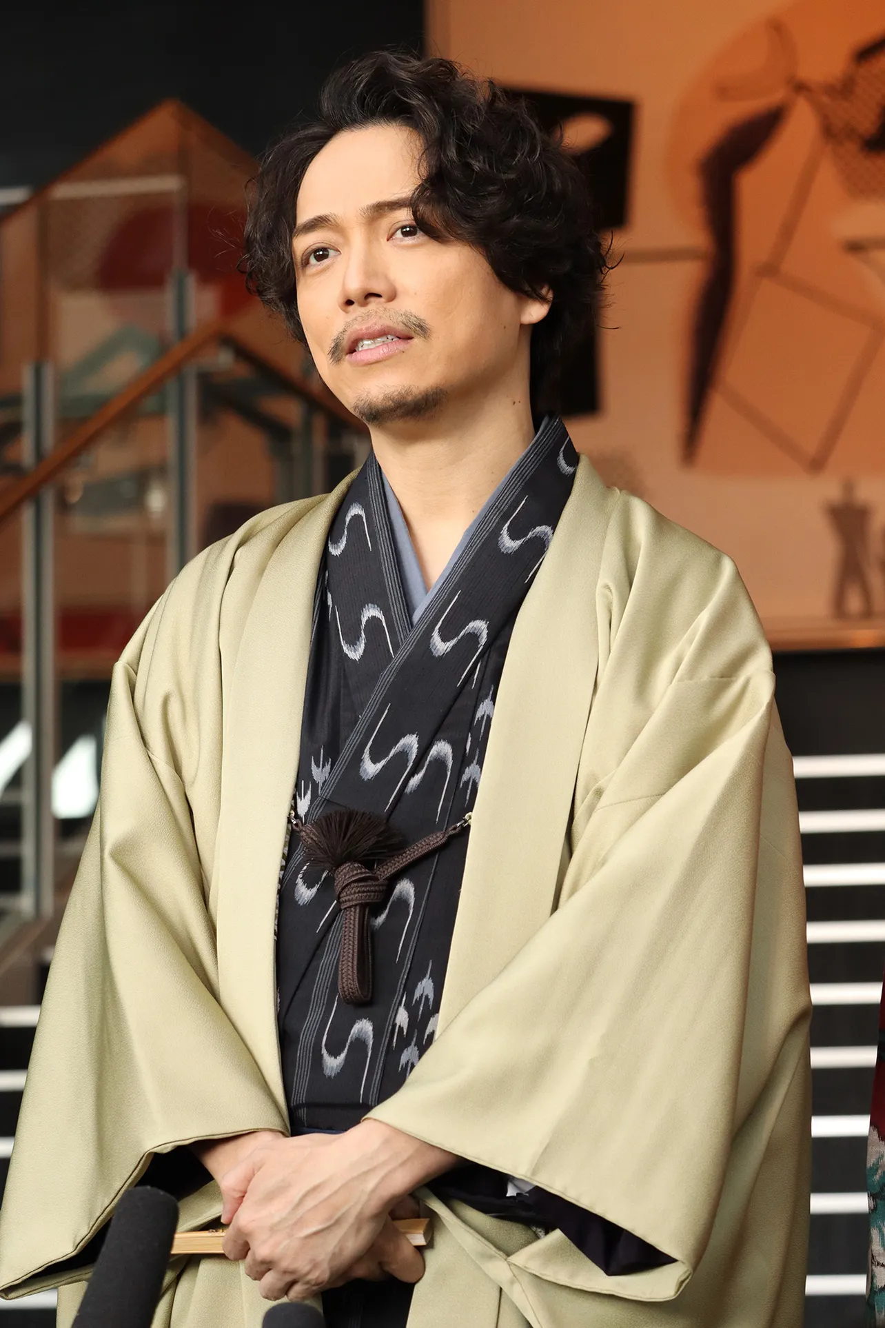 ミュージカル「昭和元禄落語心中」囲み取材より