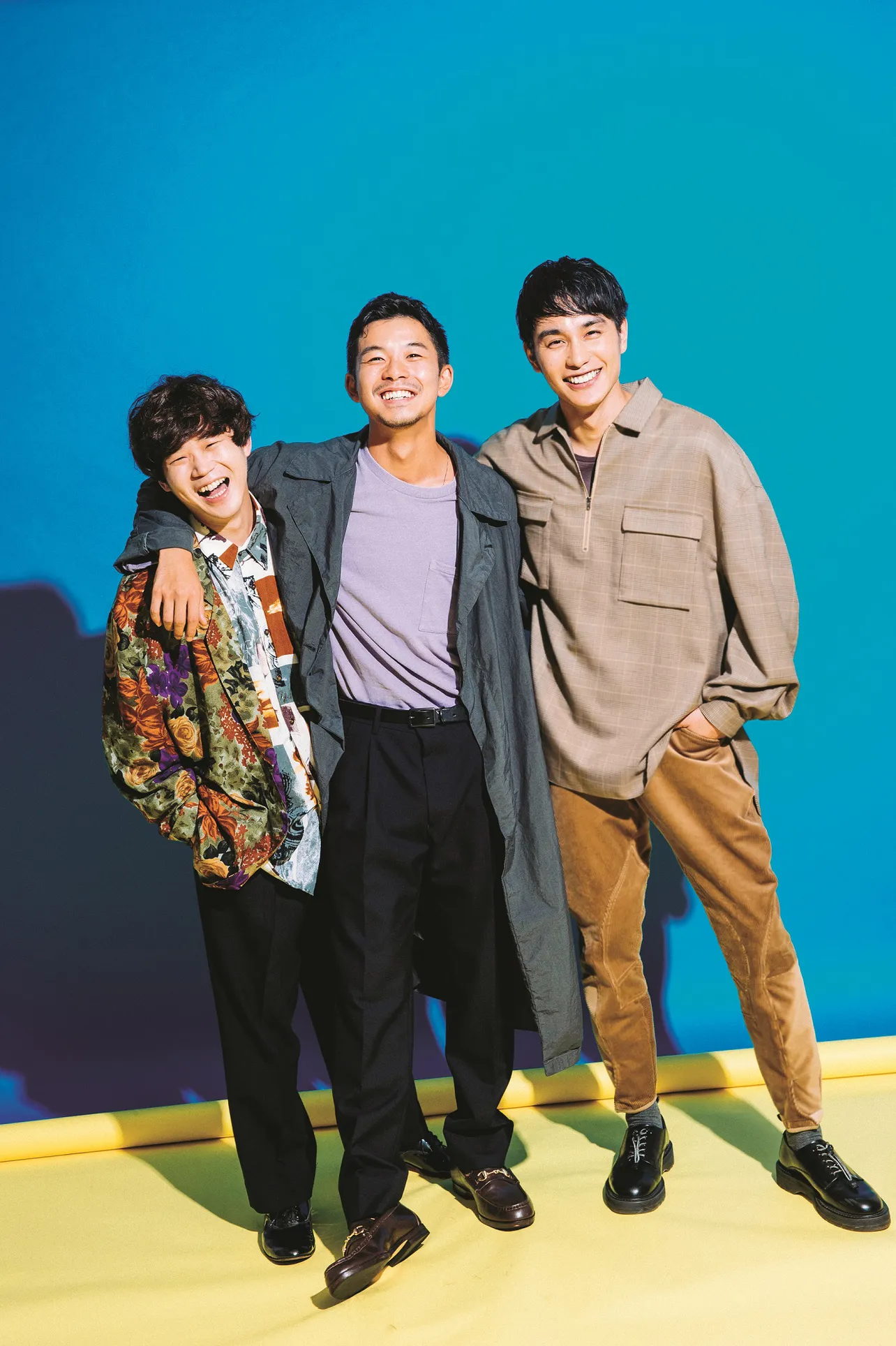 10月28日(土)公開の映画「ポンチョに夜明けの風はらませて」で共演する太賀、中村蒼、矢本悠馬