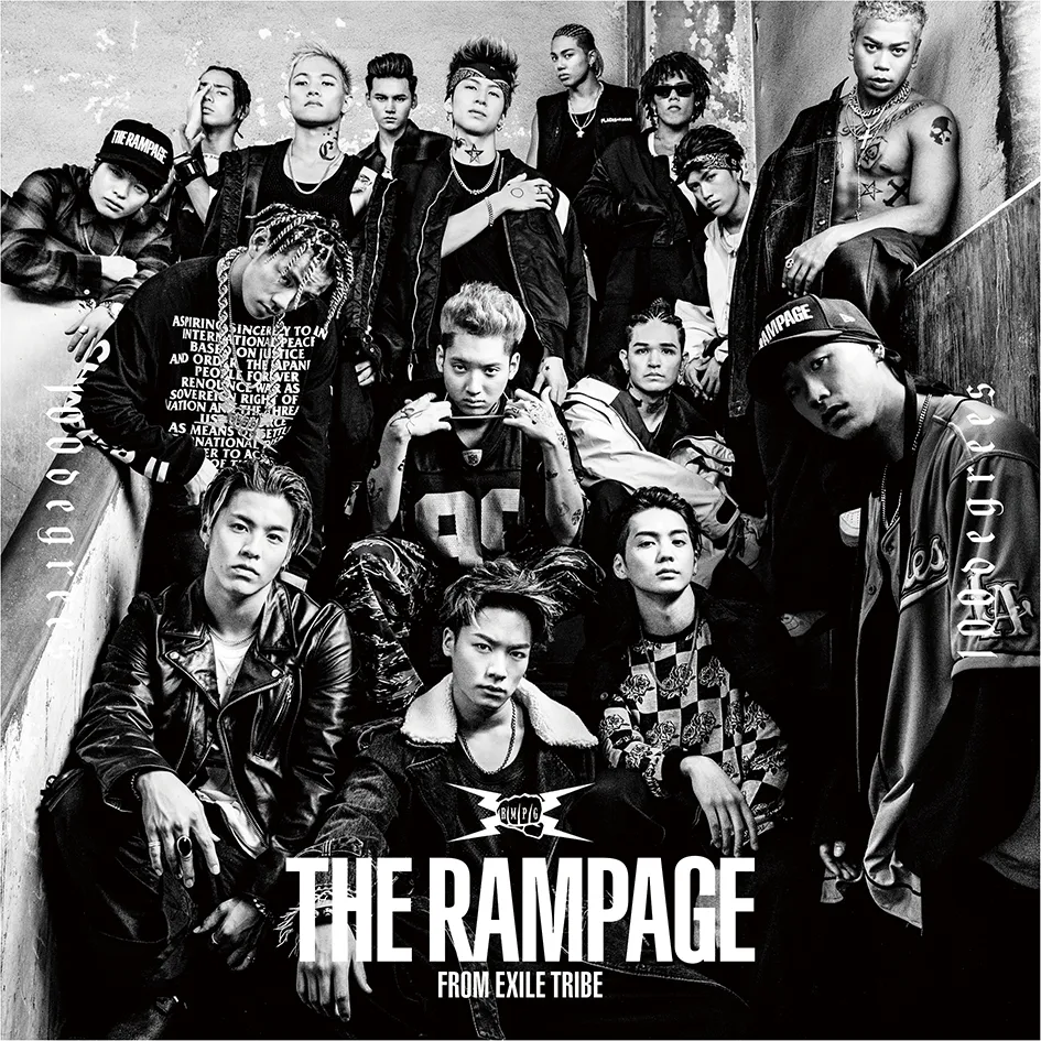 THE RAMPAGE from EXILE TRIBE / シングル「100degrees」【CD＋DVD】ジャケット