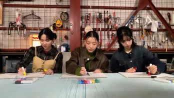 IS:SUE、電子工作に初挑戦 ワイヤーを通す作業に苦戦「おうち帰れるかな〜」<IS:SUE A SMALL WORLD>