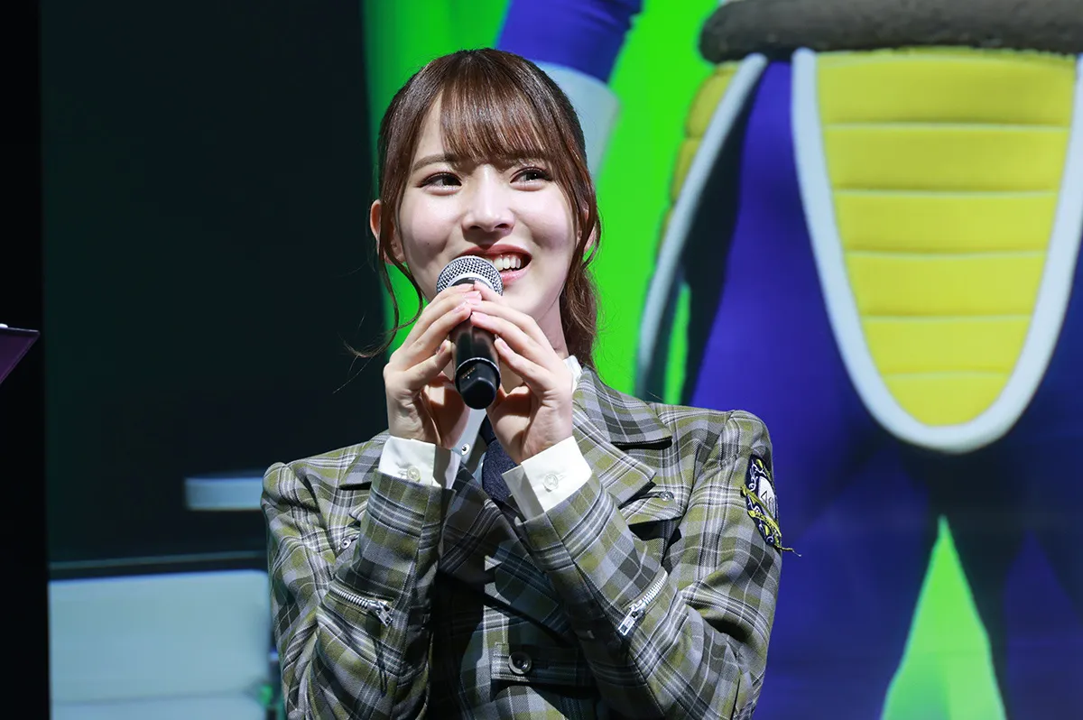 櫻坂46の中嶋優月がアンバサダーステージに登場した
