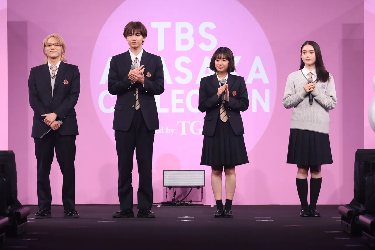 OPENING TALK STAGEで会場を盛り上げた(左から)山下幸輝、豊田裕大、吉柳咲良、高石あかり