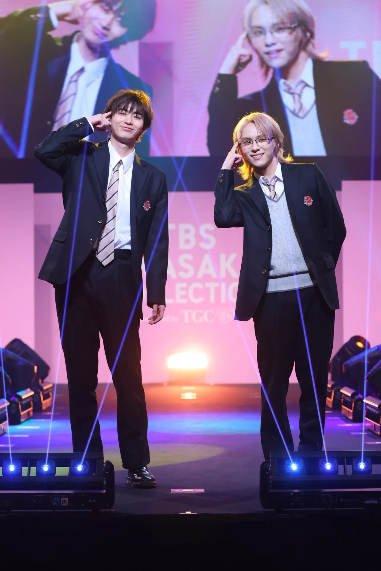 宮澤涼役の豊田裕大と、冬木竜一郎役の山下幸輝