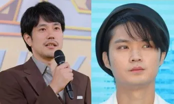 松山ケンイチ&磯村勇斗、海の近くでの撮影合間のオフショットに「2人ともかっこいい」の声<クジャクのダンス、誰が見た?>