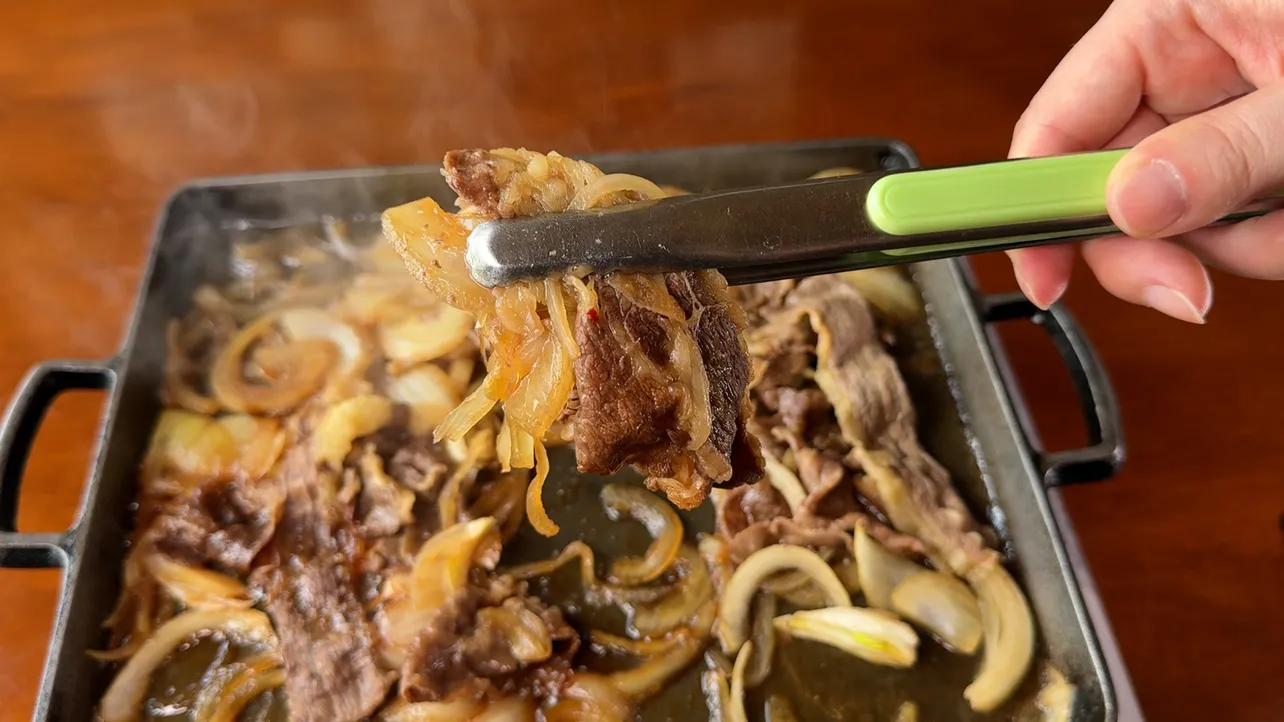 北秋田のご当地グルメ「馬バラ焼」