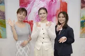(左から)高橋真麻、村重杏奈、岡田結実