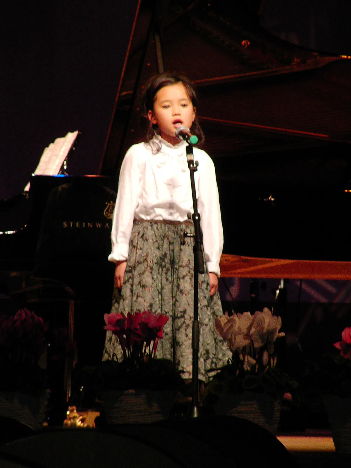 「ピアノの発表会で自分から 希望して、『忍たま乱太郎』（NHK Eテレ）の主題歌を歌いました」（井頭）