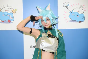 猫耳&まつ毛にこだわった「SAO」「2.5次元の誘惑」コスプレ…水羽えと「自然な毛並みを再現しました」<AnimeJapan>