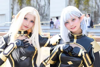 タイトな戦闘服を着こなす「陰実」コスプレイヤー「体にピタッと張りつくサイズ感に仕上げました」<AnimeJapan>