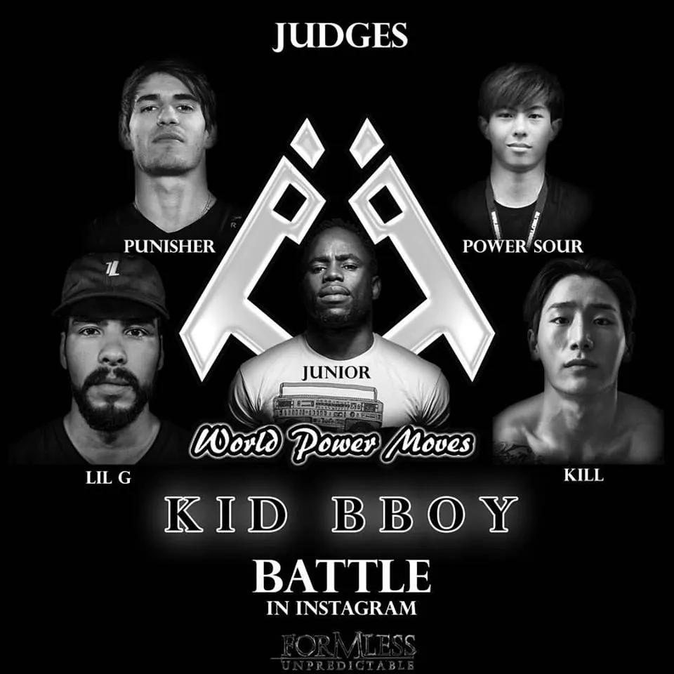 【“WPM KID BBOY BATTLE 2017” JUDGE】JUNIOR / PUNISHER / LIL G / KILL / PUNISHER