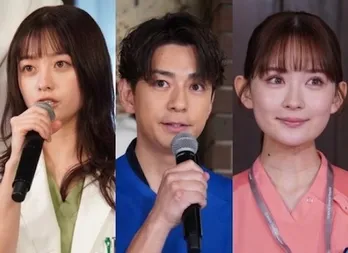 橋本環奈&三浦翔平&畑芽育、撮影合間のオフショットに「かわいい」の声<天久鷹央の推理カルテ>